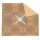 Bulles carrées Kraft étanche  décor  " Rosace Grise " 70 x 70 cm