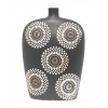 Vase en céramique - Décor Soleil Blanc