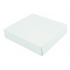 Boîte pâtissière - carton blanc -Hauteur 5 cm