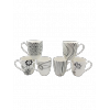 Mugs en céramique - 350ml - Mix 6 décors