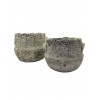 NOUVEAUTÉ: Cache-pot style"amphore" en ciment - collection "antique" - PM
