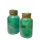 NOUVEAUTÉ: Vase Bouteille en verre vert fumé avec finition cordage - PM