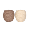 Cache-pot Haut "effet poterie" - Mix 2 couleurs - PM