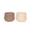 Cache-pot forme sac - "effet poterie" - Mix 2 couleurs - MM