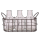 NOUVEAUTÉ : Cagette en métal gris et ses 3 petites bouteilles en verre