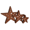 Set de 3 Étoiles à poser "étoiles ajourées"