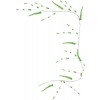 NOUVEAUTÉ : Guirlande de Fleurs «Cristal» - Vert