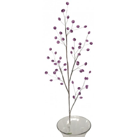 NOUVEAUTÉ : Branche de Fleurs «Pastilles Cristal» Violet