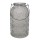 NOUVEAUTÉ: Vase "Rosace" avec anse métallique - Gris foncé GM