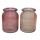 NOUVEAUTÉ: Vase en verre - Mix 2 couleurs GM