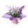 Bouquet bulle 7 tiges - collection bi-couleur Rose/Parme