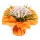 Bouquet bulle 11 tiges - Collection uni Orange