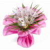 Bouquet bulle 11 tiges - Collection uni Rose