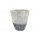 Vase ovale en ciment avec dégradé gris/noir - Sweet Home