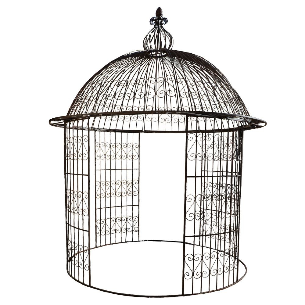 Gloriette pergola tonnelle kiosque abri jardin fer marron 300x368 cm Gloriette pergola tonnelle kiosque abri jardin fer marron 300x368 cm