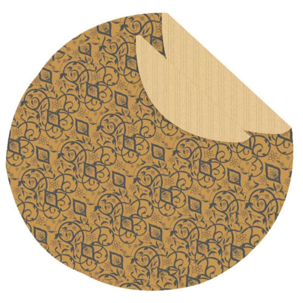 Bouquet bulle 11 tiges prêt à remplir kraft Ø 86 cm imprimé - Arabesques Bouquet bulle 11 tiges prêt à remplir kraft Ø 86 cm imprimé - Arabesques