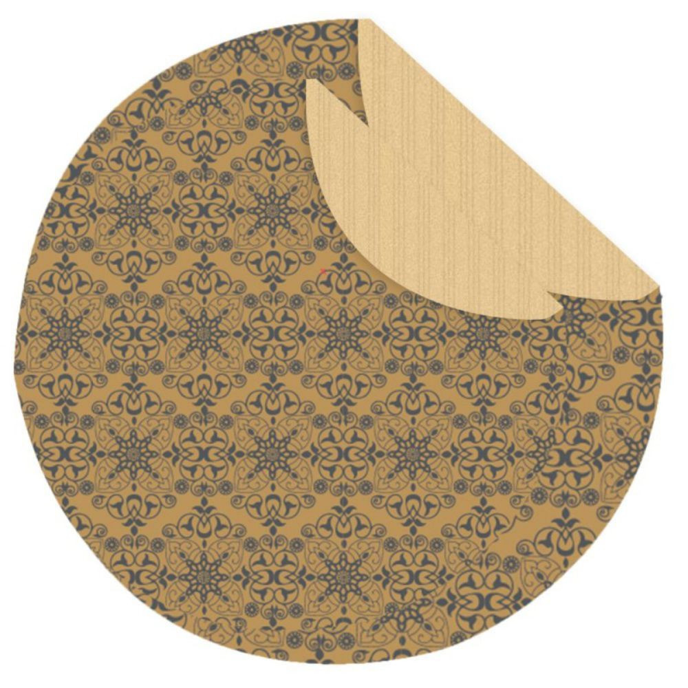 Bouquet bulle 11 tiges prêt à remplir kraft rond imprimé - Mandala Bouquet bulle 11 tiges prêt à remplir kraft rond imprimé - Mandala